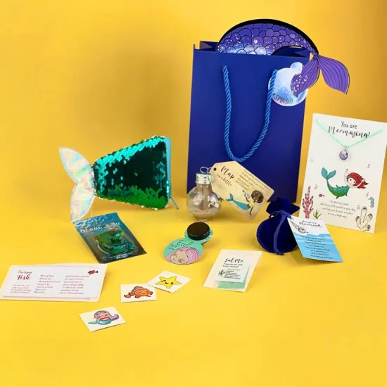 mermaid party bags and party bag fillers